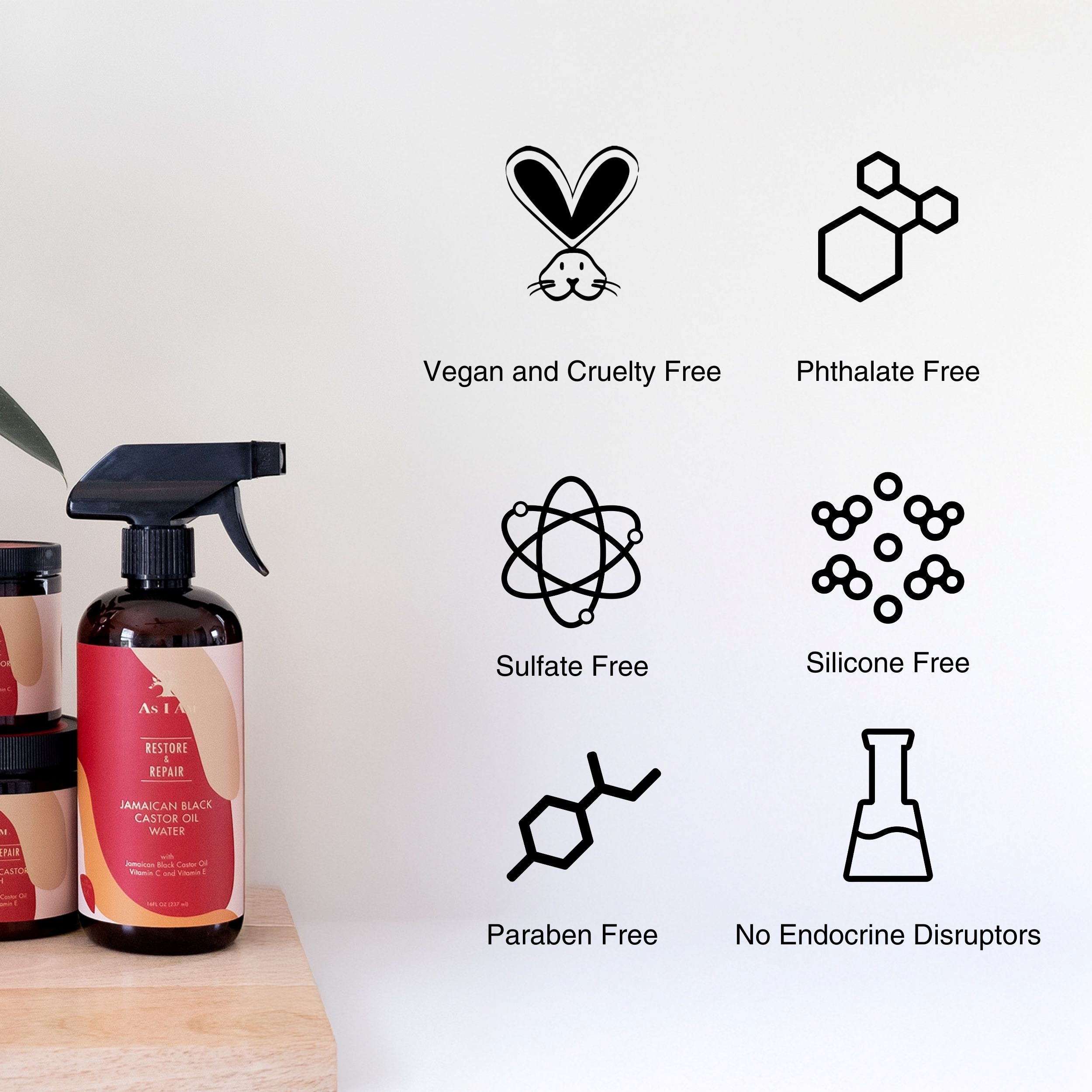 As I Am Jamaican Black Castor Oil Water Spray photo 5
