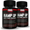 (2 pack) (2 pack) Force Factor Ramp Up Anytime Energy Sugar-Free Zero Calorie Energy Pill with B Vitamins, Green Tea Extract, Caffeine, 15 Ct.