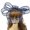 A, variant on Lady Hair Clip Elagant Hairpin Barrettes Oversized Headdress for Makeup Party Masquerades 1920s Cosplay