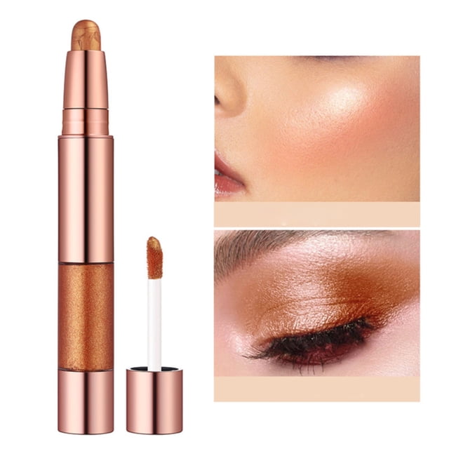 Makeup Multi Function High Light Stick Eye Shadow Stick 2 In 1 Long Acting Facial Make Up Liquid Female Eye Shadow Pen, Makeup Eye Shadow