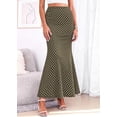 thumbnail image 5 of PRETTYGARDEN Maxi Skirts for Women Summer Flowy High Waisted Polka Dot Mermaid Office Work Spring Fashion Long Skirt, 5 of 8