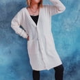 thumbnail image 3 of Ozmmyan Womens Cardigan Sweater Casual V-Neck Long Sleeve Autumn Sweater Cardigan Winter Coat, 3 of 4