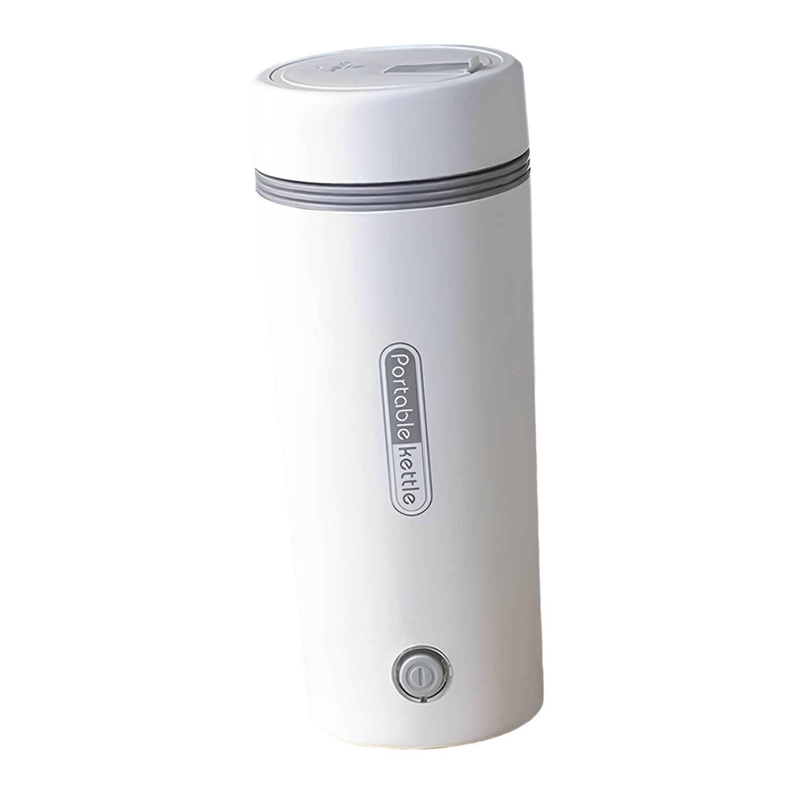 Portable Electric Kettle,Portable Electric Kettle Electric Tea Kettle Home,Electric Kettle Stainless Steel 350ml,Small Electric Kettle Personal Hot Water Boiler,Tea Hot Water Kettle Small white