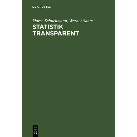 Statistik transparent, (Hardcover)