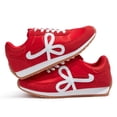 thumbnail image 3 of LUCKY STEP Stylish Retro Casual Comfortable Running Walking Shoes,Red,Womens, 3 of 6