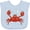 AE-Light Blue, variant on Inktastic Gideon's Crab Boys Baby Bib