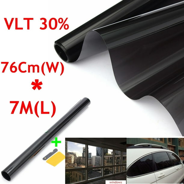 Window Tint Film Black Roll VLT 5% 15% 35% Car Home 76cm X 7m