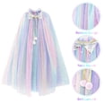 thumbnail image 2 of Capa de princesa PHOGARY, colorida capa de princesa para niñas, 70 cm, 2 of 7