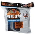 thumbnail image 4 of Calcetines Fruit of the Loom Everyday Work Crew para hombre, paquete de 10, 4 of 5