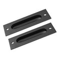 thumbnail image 4 of 2 Sets Recessed Barn Door Handles Cabinet Embedded Door Handle Cupboard Handle Set, 4 of 9