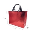 thumbnail image 2 of Reusable Shopping Bags Gift Bags with Handles Perfect for Party Favor Bags Grocery Bags Multicolor 12 Pack, 2 of 7