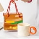 thumbnail image 4 of Taza de café de cerámica de gran capacidad con forma de michelín for el hogar, recuerdo for pareja, taza amarilla, 4 of 6