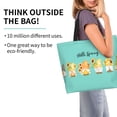 thumbnail image 2 of Fotbe Hello Spring Sunflower Gnomes Bolsa Tote Estética de Lona con Estampado para Mujer - Bolsa Reutilizable de Hombro Casual para Vacaciones, Compras, Trabajo y Gimnasio, 2 of 8