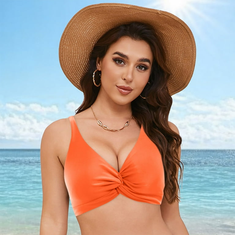 Ymyiu Thong Bikini Sets for Women Women Full Coverage Bikini Top