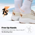 thumbnail image 3 of Slip in Women Hands Free Walking Shoes Wide Toe Box Arch Support with Metatarsal Pads Athletic Sneakers Slip on Breathable Plantar Fasciitis Orthopedic Thick Cushion Zero Drop Sole, 3 of 6
