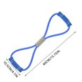 thumbnail image 3 of Resistance Band with Handles, Figure 8 Stretch Fitness Strap for Full-Body Workouts, Strength Training, Flexibility, Exercise Elastic Rope for Gym Home - Blue, 3 of 4