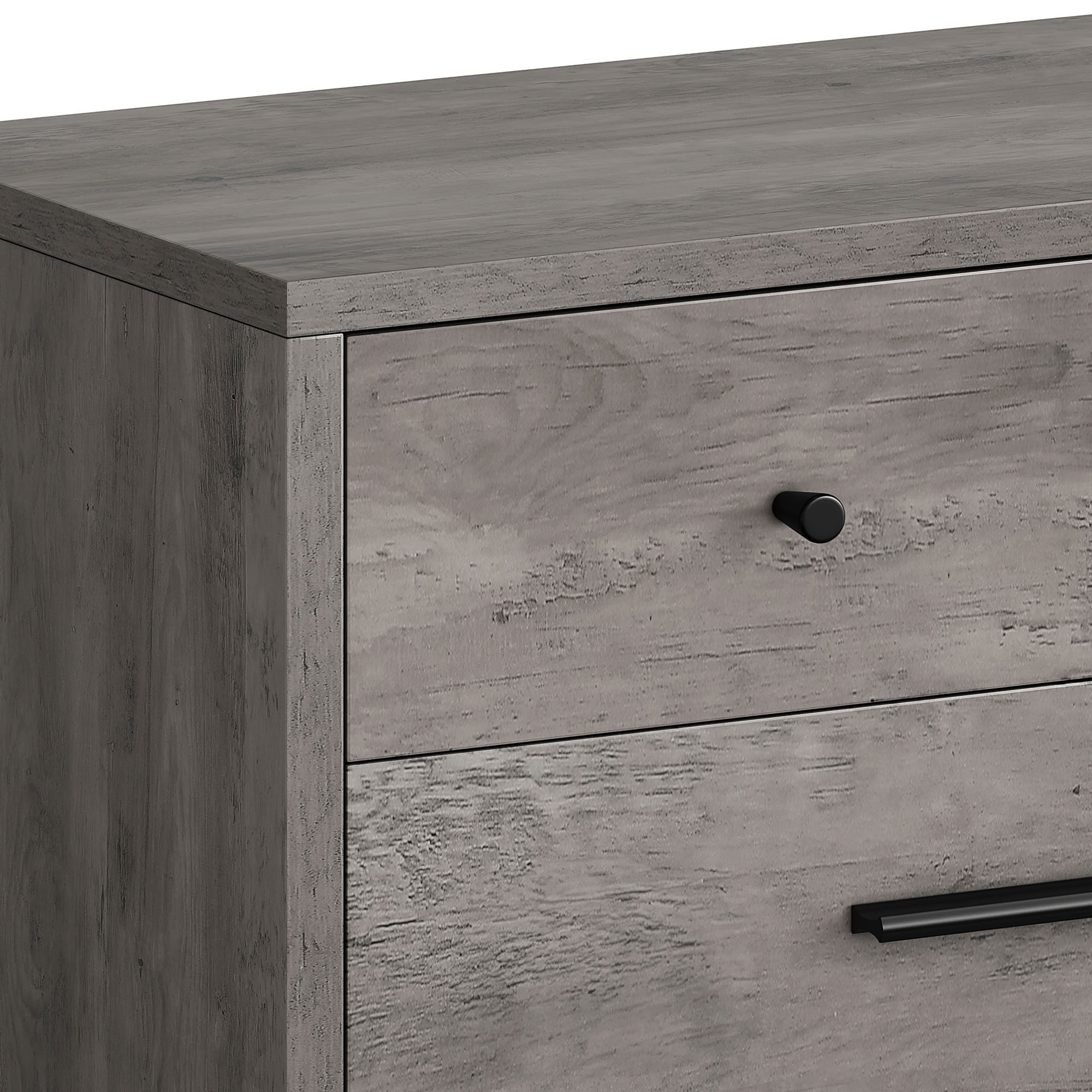 Uforic 6-Drawer Horizontal Dresser for , Wood Chest of Drawers, Gray
