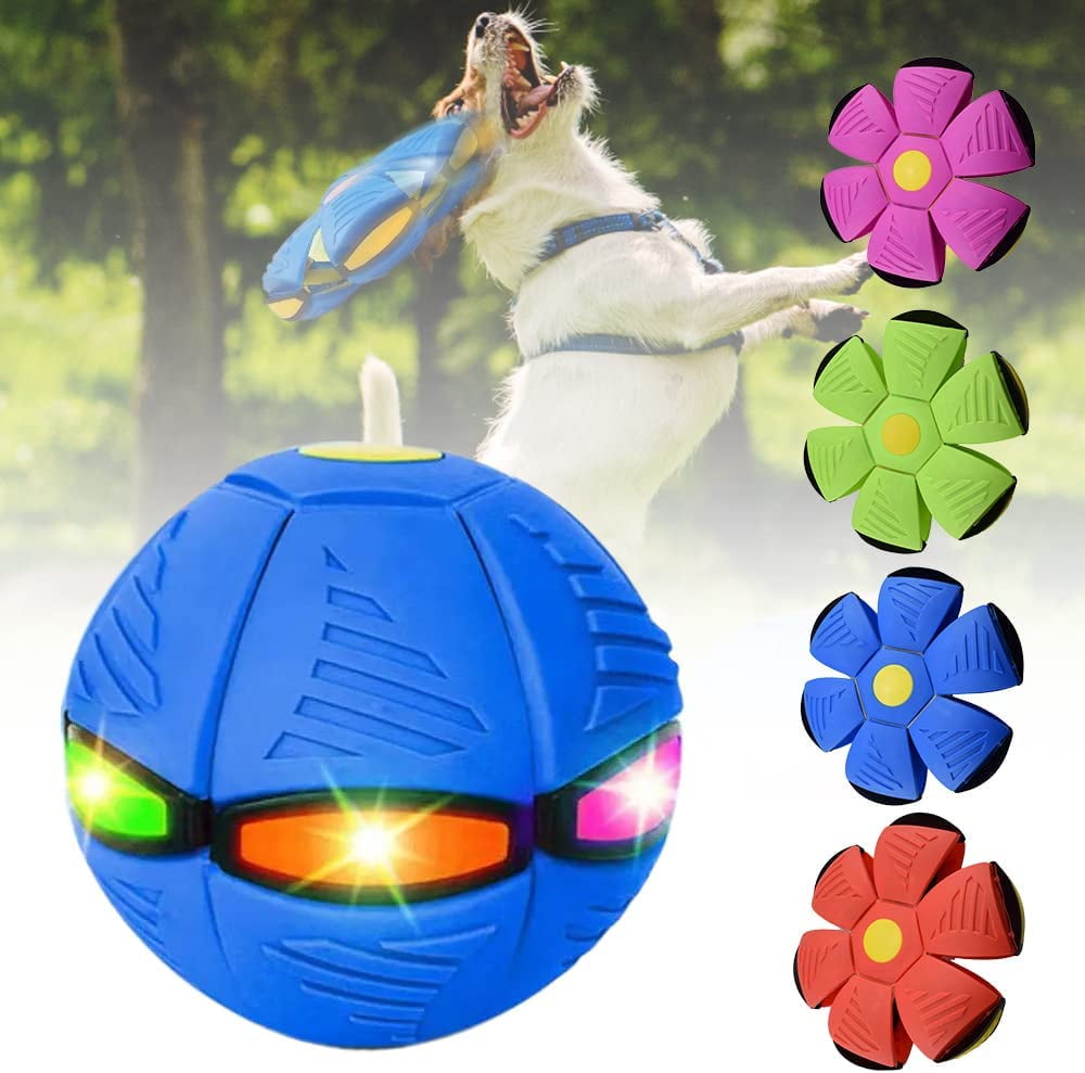 2023 New Pet Toy Flying Saucer Ball for Dogs, Flying Saucer Ball Dog