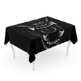 thumbnail image 1 of LADDKE Graphic The Wolf Outwear Hunting Negro Anger Black Tablecloth Table Desk Cover Home Party Decor 52x70 inch, 1 of 1