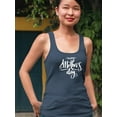 thumbnail image 2 of Handwritten Mothers Day Text Racerback Tank Women -Image by Shutterstock, Female Large, 2 of 4