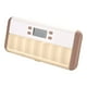 thumbnail image 1 of Caja organizadora de 7 compartimentos con temporizador y alarma para viajes. Ideal para personas mayores. 7 grupos. Café con leche, 1 of 7