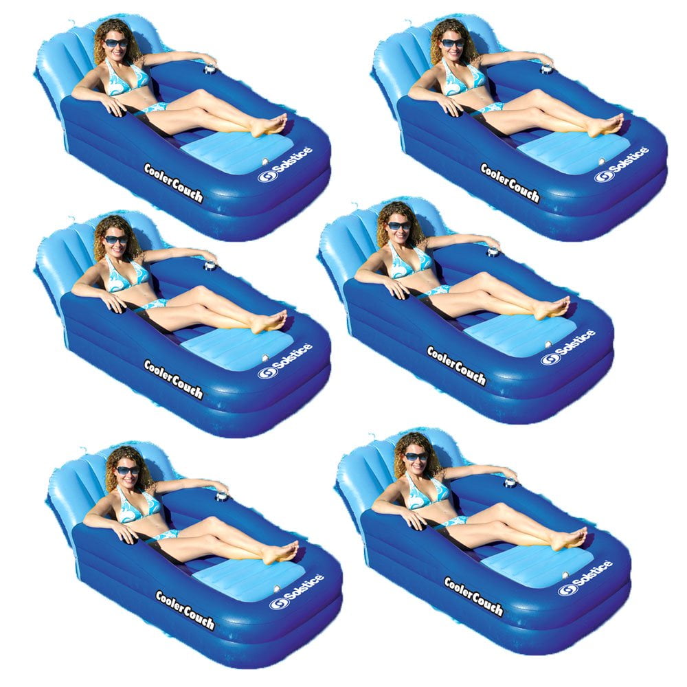 New Swimline Solstice 15181SF Swimming Pool Inflatable Float Cooler Couch Lounge 