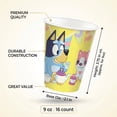thumbnail image 2 of Amscan Bluey 9 oz Paper Cups – Kids Birthday Party – 16 Count, 2 of 6