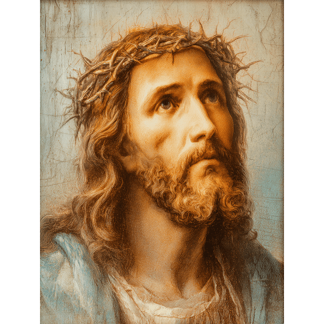 Jesus Christ Religious Decoration Canvas Wall Art 15.75x11.81 Inches