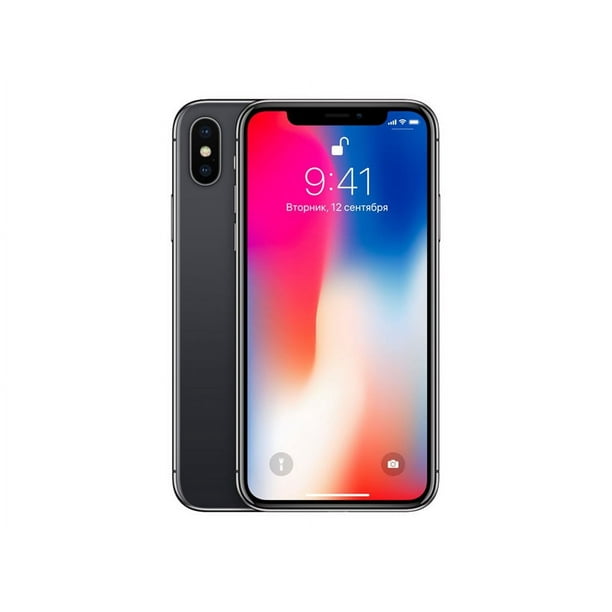 Apple iPhone X ブラック 64GB Apple iPhone X - 4G smartphone / Internal Memory 64 GB - OLED