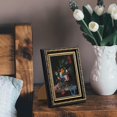 thumbnail image 3 of CozyNestFinds 5x7 Picture Frame with Real Glass, Ornate Vintage 5 x 7 Photo Frames for Wall Decor or Tabletop Display, Black and Gold, 2 Pack, 3 of 10
