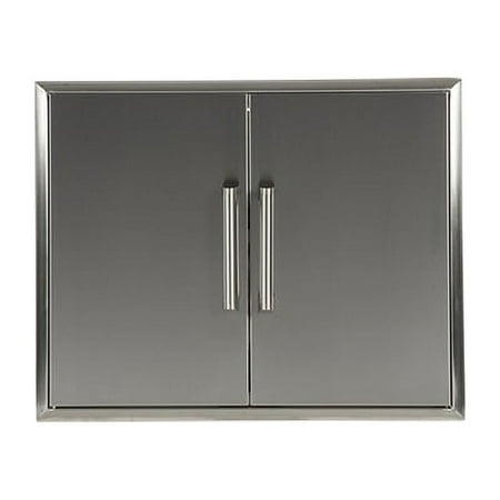 Coyote Outdoor Living - 26" Double Access Doors - Silver