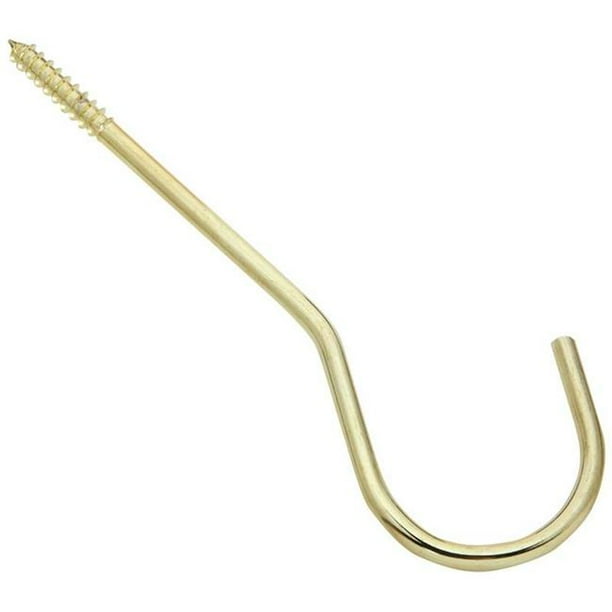 6 in. Extension Hook Kit Plant Hardware Accessories N275214, Brass