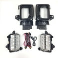 thumbnail image 6 of LED Fog Lights Kit For GMC Sierra 2500 3500 HD Base SLE SLT 2020-2023 with Amber Color DRL Or Signal Light Function Bezel Wires Switch Relay(OEM# 84513247, 84513246, 84683441, 84683440), 6 of 12