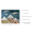 thumbnail image 2 of Haus and Hues Mountain Wall Art - Mountain Posters for Walls, Rustic Paintings for Living Room, Wood Pictures for Living Room Rustic, Landscape Mountain Art Wall Decor Nature Posters (12x16, UNFRAMED), 2 of 6
