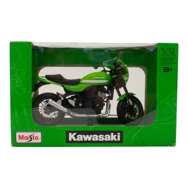 Motocicleta Maisto Kawasaki Z900RS Escala 1:12 Diecast Metal Verde