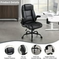 thumbnail image 4 of Bonzy Home Office Chair 450LBS Computer Desk Chairs Adjustable Seat Height Heavy Duty Design Ergonomic High Back Cushion Lumbar Back Support Big and Tall Chair, 4 of 8