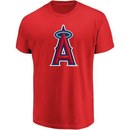 - Men's Majestic Red Los Angeles Angels Top Ranking T-Shirt