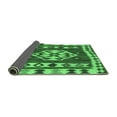 thumbnail image 2 of Ahgly Company Indoor Square Southwestern Emerald Green Country Area Rugs, 3' Square, 2 of 4