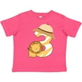 thumbnail image 3 of Inktastic 3rd Birthday Jungle Safari Lion 3 Year Old Boys or Girls Toddler T-Shirt, 3 of 5