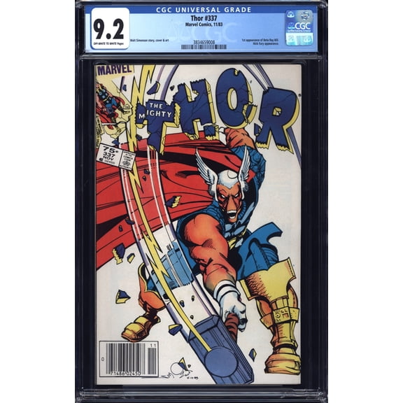 Thor #337 - CGC 9.2 Comic Book
