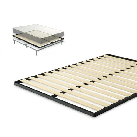 Zinus Deepak Easy Assembly Wood Slat 1.6 Inch Bunkie Board / Bed Slat Replacement, Full