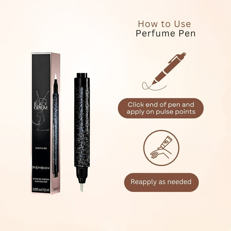 Black Opium by Yves Saint Laurent for Women 0.08 oz Stylo de Parfum Click On Pen
