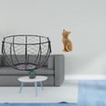 thumbnail image 2 of Cesta De Alambre Para Guardar Huevos, Cesta Tejida De Alambre De Hierro, Cesta De Frutas Y Verduras Campestres, Estatua De Gato, Figura Decorativa De Resina, Adorno De Escritorio Coleccionable,, 2 of 8