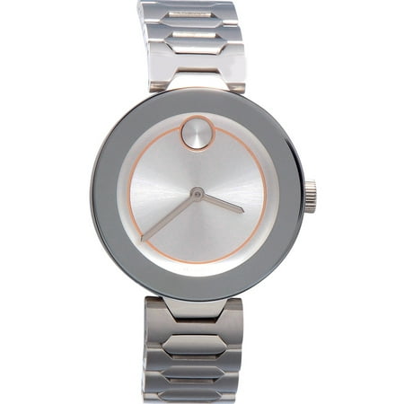 Movado - Women's Swiss Bold Stainless Steel Bracelet Watch 32mm 3600381 - Walmart.com