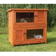 thumbnail image 3 of TRIXIE Insulated Outdoor 2-Story Wooden Small Animal Hutch with Windows, Trays, Ramp, 3 of 9