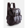 thumbnail image 2 of Madden NYC Women's Buckle Flap Backpack, Brown, 2 of 6