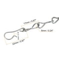 thumbnail image 4 of Unique Bargains 22cm Toilet Handle Lever Flush Replacement Toilet Flapper Chain 3 Pack, 4 of 5