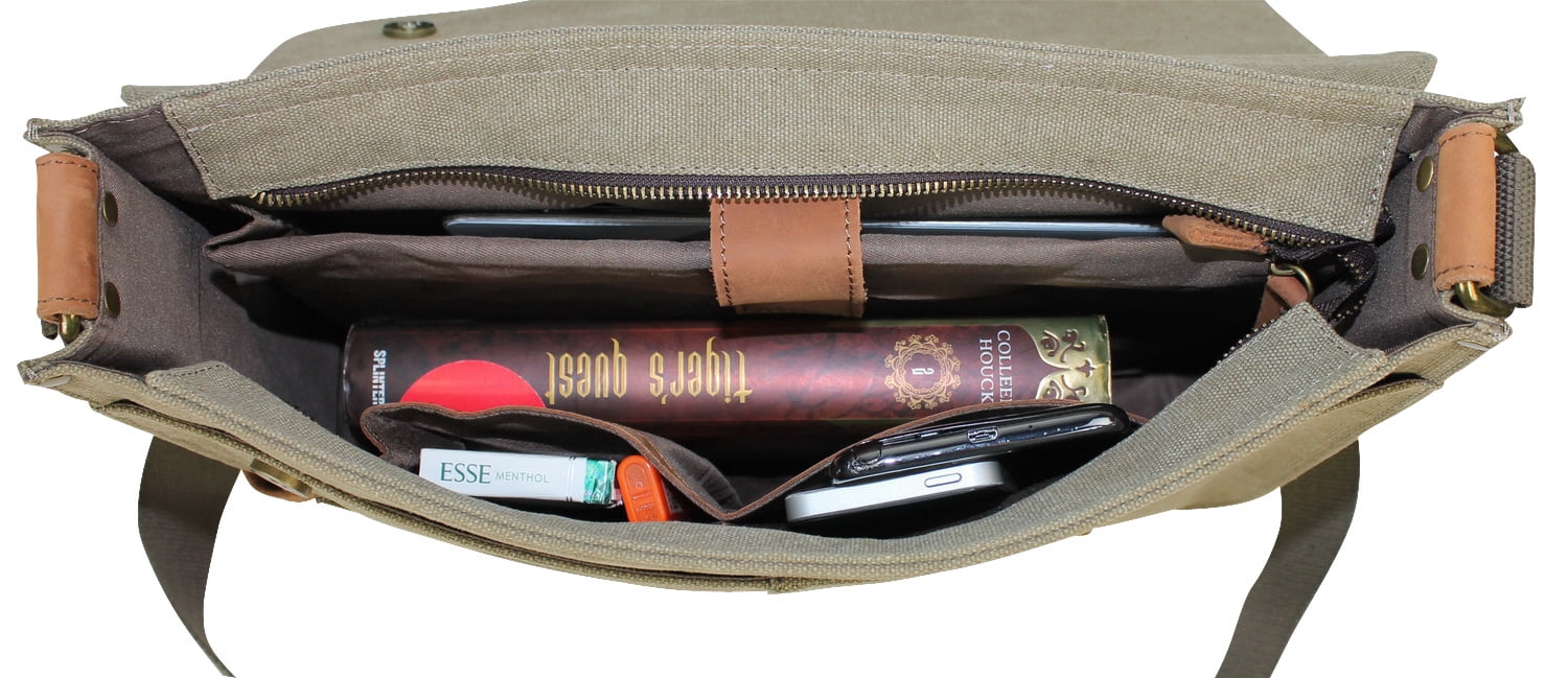 Vagarant Traveler 14.5" Casual Canvas Laptop Messenger Bag CM87.MG