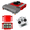 20t + Auxiliary wheels, variant on HONEY HOME 20 Ton Electric Machinery Skate Dolly, Electric Remote Control Machinery Mover, Heavy Duty Machine Moving Skate for Warehouse and Workshop