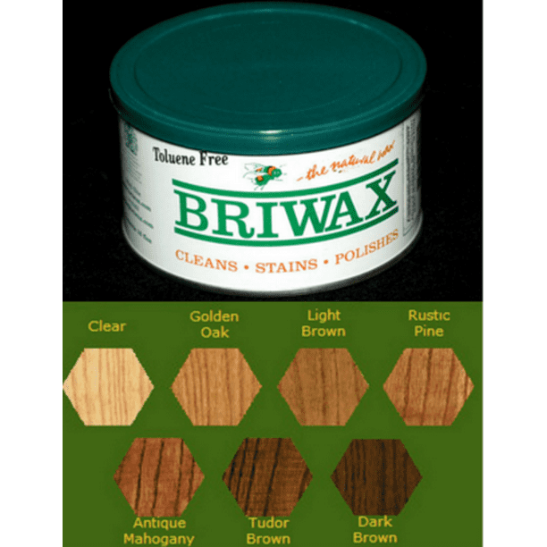 Briwax Toluene Free Furniture Wax 16 oz Multiple Colors